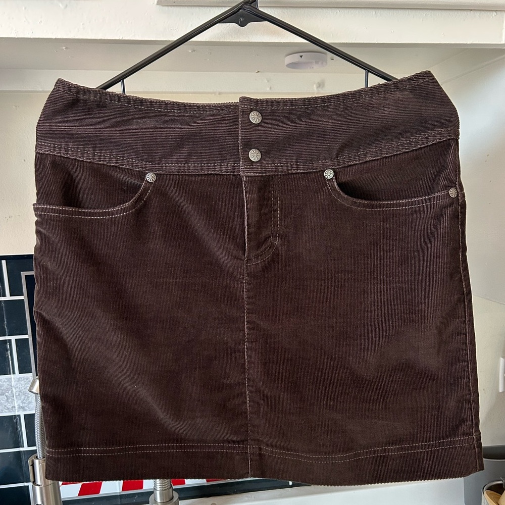 Athleta Vintage Ridge Corduroy Skirt Size 2